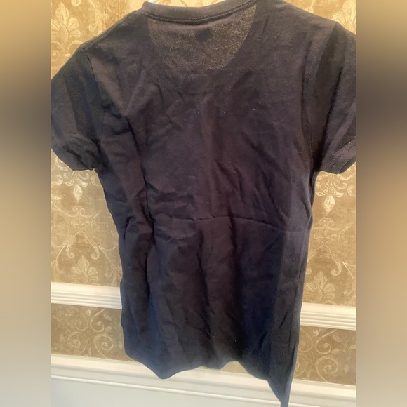 Gildan Black and White Short Sleeve Tee - Picture 4 of 4